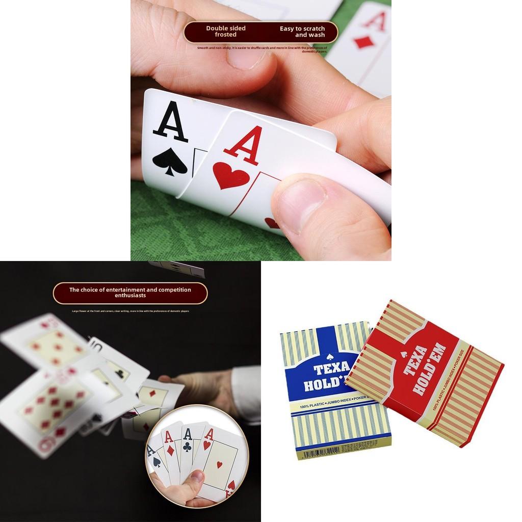 Premium Plastic Poker Cards Waterproof Thickened Anti-wear Bridge Playing Cards
