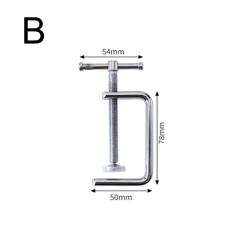 G-type Clamp Woodworking Fixture Firm Gripping C-Clip Board Clamping Device Rocker Carpentry Clamp Wooden Board Fixed Clip