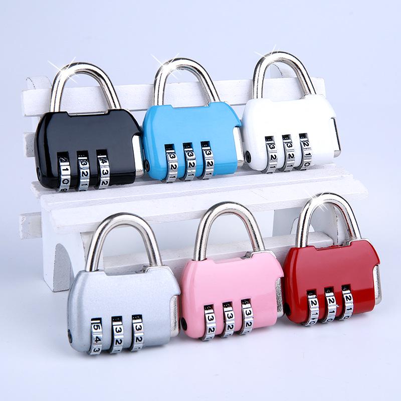 Waterproof and Rust-Proof Mini Padlock for Luggage, Gym, Locker, Schoolbag, and Household Use