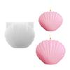 Small/large Fan Shell Silicone Candle Mold DIY Handmade Aromatreatment Gypsum Crafts Resin Soap Making Mold Home Art