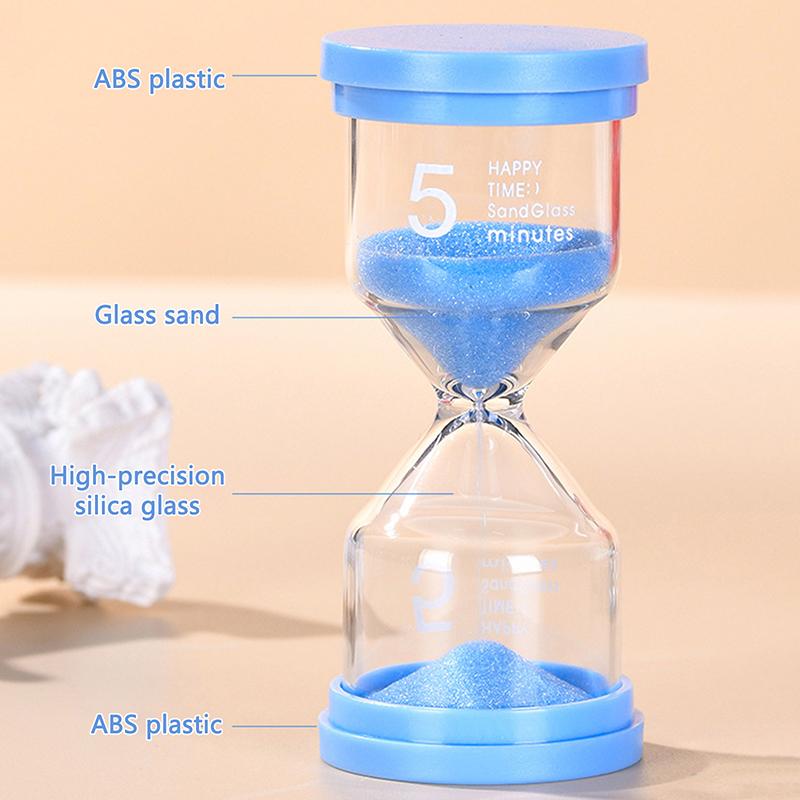 1Pc 3/5/10/15/30 Minutes Colorful Sandglass Children Kid Gift Toy Sand Timer Hour Glass Home Decoration Sand Clock