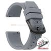 20/22/24mm for Rolex Rubber Strap for Omega Universal Men Silicone Watch Band for Seiko Quick Release Sport Waterproof Wristband