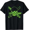 Anime Grün Roronoa Zoro Jolly Roger T-Shirt