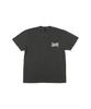 CREAM SODA LAB Crsdel Small Logo Garment Dyed Pigment Short Sleeve T-Shirt Smoky Charcoal White