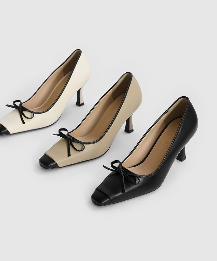 Sappun Aveline Ribbon Pumps Heels (5/7Cm) (Type B)