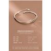 Double Layer Curved Tube Starry Asymmetric Bracelet Fashion Light Luxury Personalized Women Jewelry