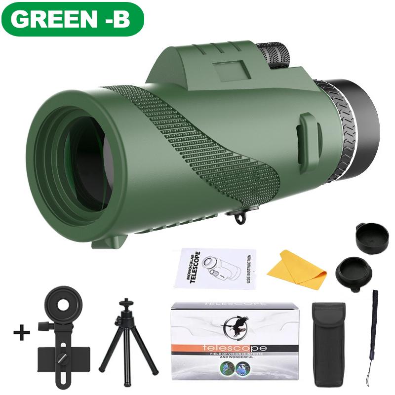 80x100 Portable Zoom HD 5000M Telescope Folding Long Distance Mini Powerful Telescope for Hunting Sports Outdoor Camping Travel