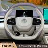 Für MG 3 7 8 4 EV HS ZS ES5 Auto Lenkradbezug Doppel-D-Form Leder Anti-Rutsch Auto Griffabdeckungen Innenraum Zubehör