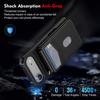 For iPhone Air Magnetic Case Detachable Card Slot Kickstand Leather + TPU Phone Cover