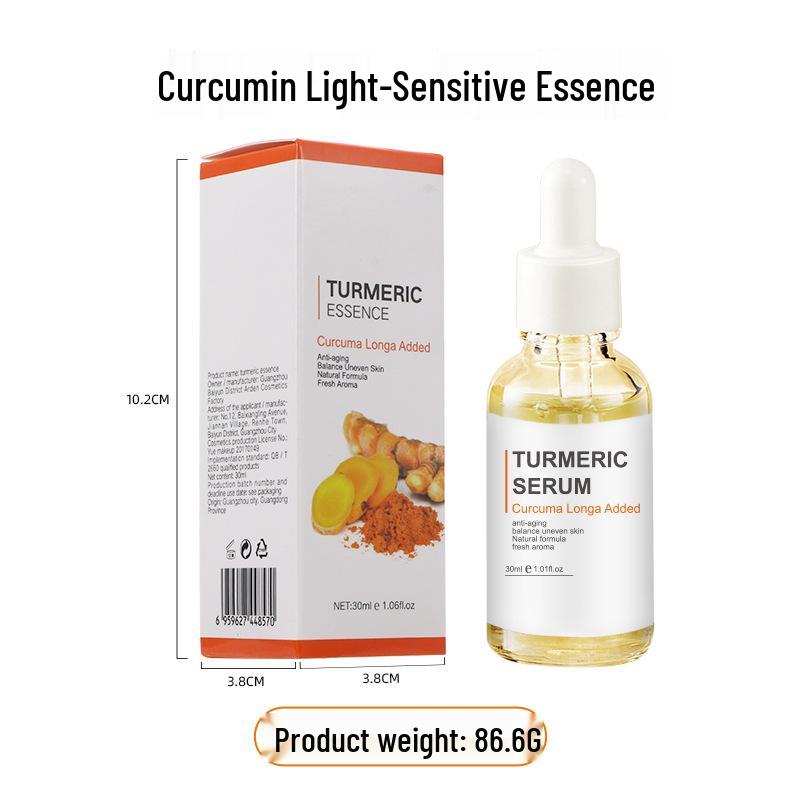 Turmeric Facial Care Set: Brightening Serum, Hydrating Cream & Cleansing Mud Mask