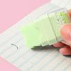 4Pcs Double Ended Animal Roller Eraser With Built In Shavings Cleaner Easy Erasing For Students Workers Writing Drawing