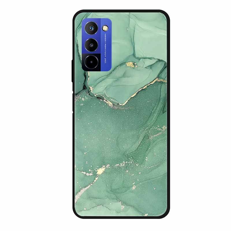 Für Wiko 10 Hülle Marmor 6,75" TPU Weiches Silikon Rückseite Handyhülle für Wiko 10 Wiko10 Coque Cartoon Antischock Stoßfest Funda