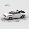 Racing Open Car City Speed Sports Building Blocks MOC Golf MK1 Cabriolet Vehicle Bricks Kids Toys Supercar Runabout