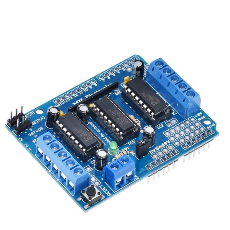 L293D Motorsteuerungs-Antriebsschild dual Für arduino Mega2560 4-Kanal L293 Motorantriebs-Erweiterungsplatine Motortreibermodul