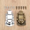 1pc Toggle Latch Clasp W/screws Vintage Zinc Alloy Lock Wooden Box Jewelry Wine Gift Case Antique Bronze/Silver 67mmx34mm Buckle