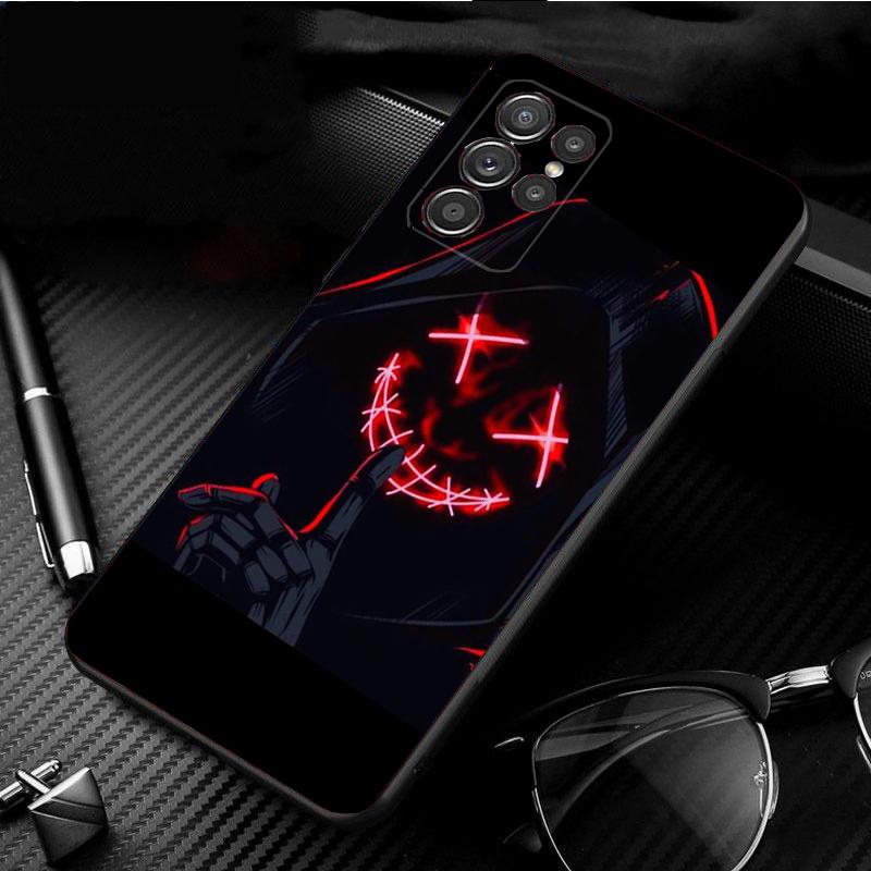 Devil Bad Boy Mask Guy Phone Case For Samsung S25 S24 S23 S22 S21 S20 Ultra S20 S22 S21 S10E S20 FE S24 Plus Funda