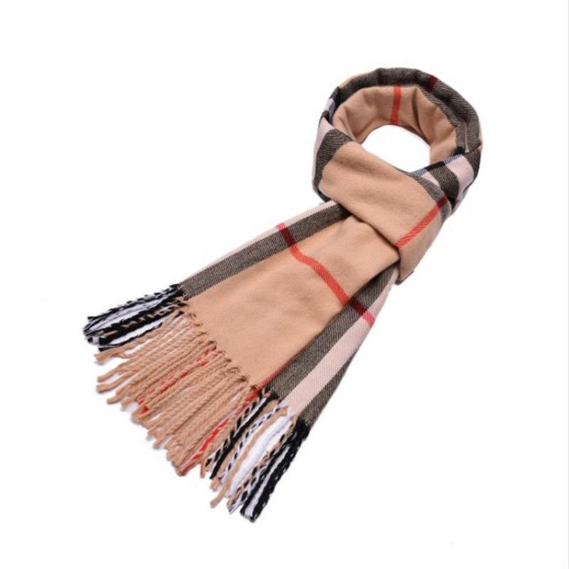 Winterschal Herrenschal Supermarktgeschenke, Dicker Schal, Echter Britischer Plaid-Thermoschal Plaid-Umfang