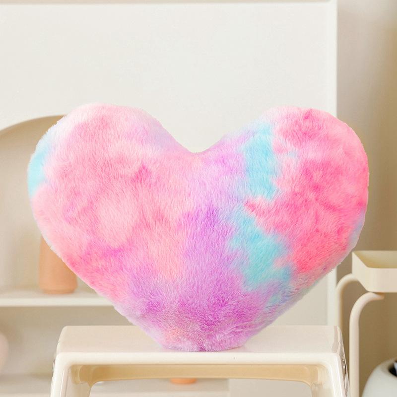 Cartoon Colorful Love Pentagram Throw Pillow Plush Toy Ball Doll Home Sofa Pillow Cushion Rag Doll