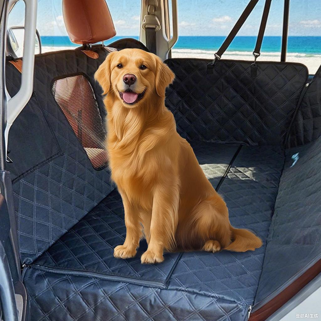 Car Seat Cover for All Rear Visible Mesh Safety Removable Bottom Car Pet Dog Car Seat Space Stain Easy Black AromiraPet Vehicles, Seat, Waterproof,