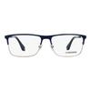 Longines Men S Rectangular eyeglaSSeS Lg5005 H 090 Blue rutHenium 56mm 090