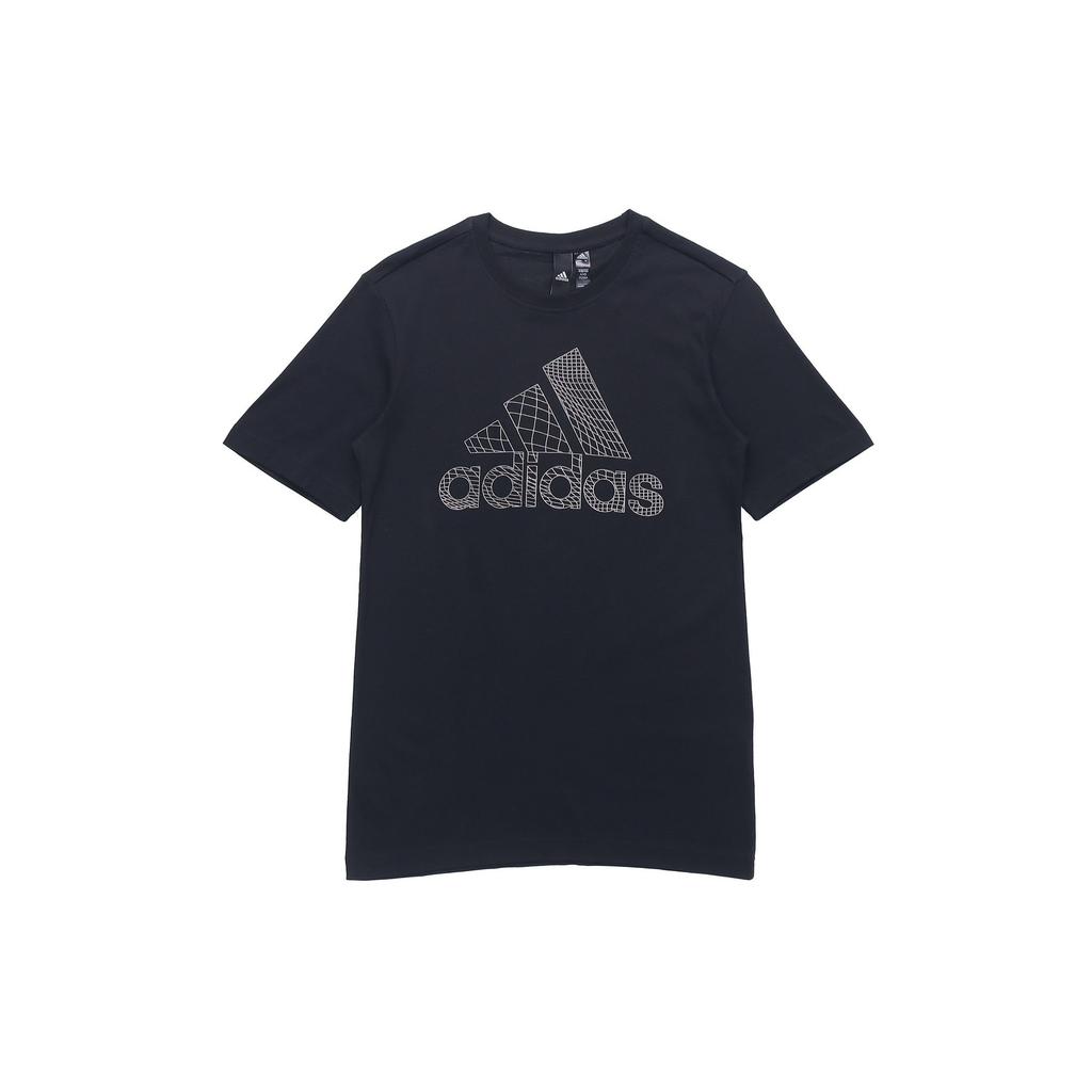 adidas T Shirts Men's Black Crew Neck Moderate Straight Fit ED7256