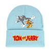 Jerry And Tom Cartoon Print Knitted Hat Hip Hop Cap Outdoor Fashion Gift Unisex