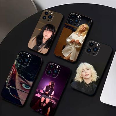C-Singer Billie Eilish  Phone Case For iPhone 17 16 15 14 13 12 Max Plus Silicone Black Cover