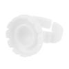 100Pcs Disposable Eyelash Extension Rings Lash Glue Fan Cup Finger Holder Fans