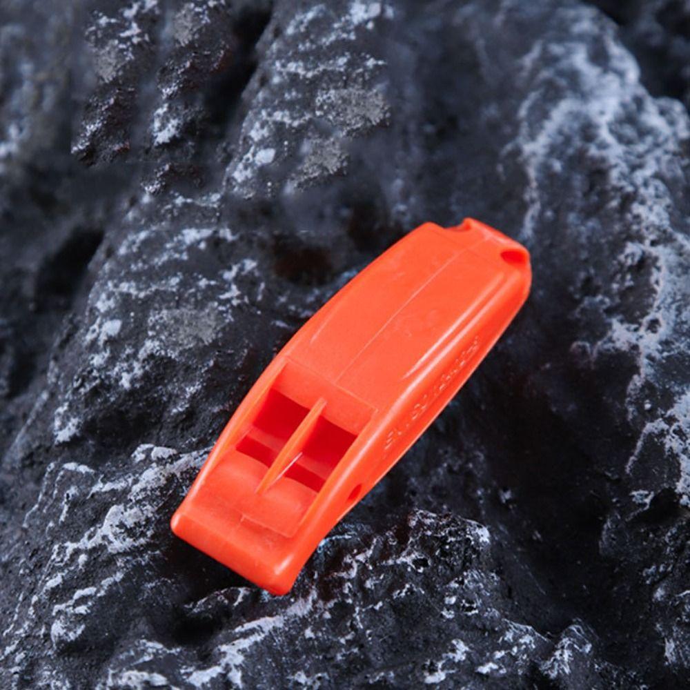 Dolphin Sound Double Pipe Whistle Loud Rescue Emergency Whistle  Outdoor Tool
