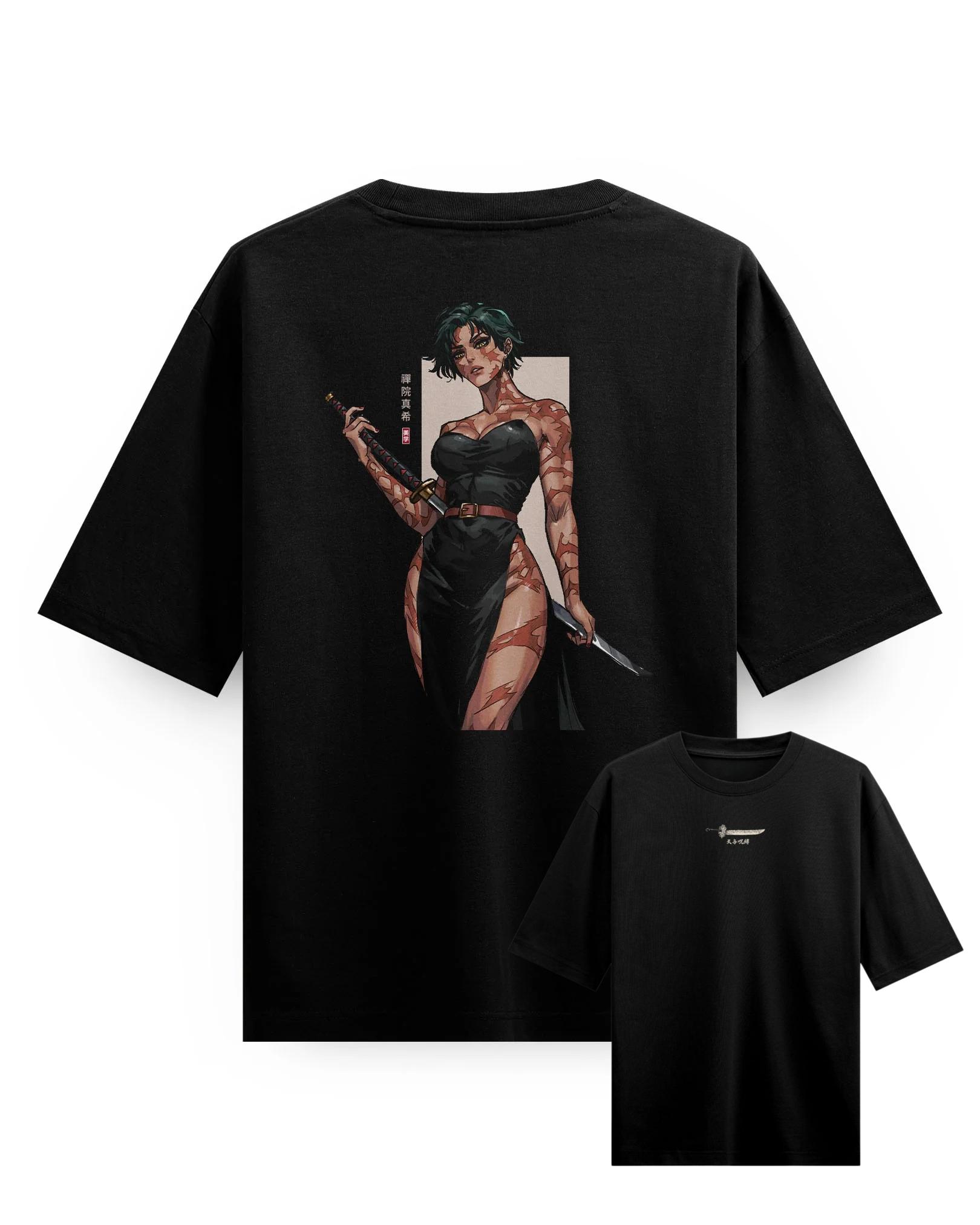 

Maki Zenin HEAVENLY RESTRICTION Jujutsu Kaisen Graphic TShirt 100Cotton Oversized Shirt unisex Y2k Unisex Short Sleeve ONeck New 4XL