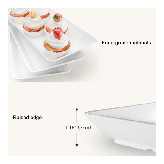 3-Tier Dessert Stand Fruits Pastries Appetizers Tray Elegant Display Rack for Buffet Tables Parties Modern Kitchen Organizer