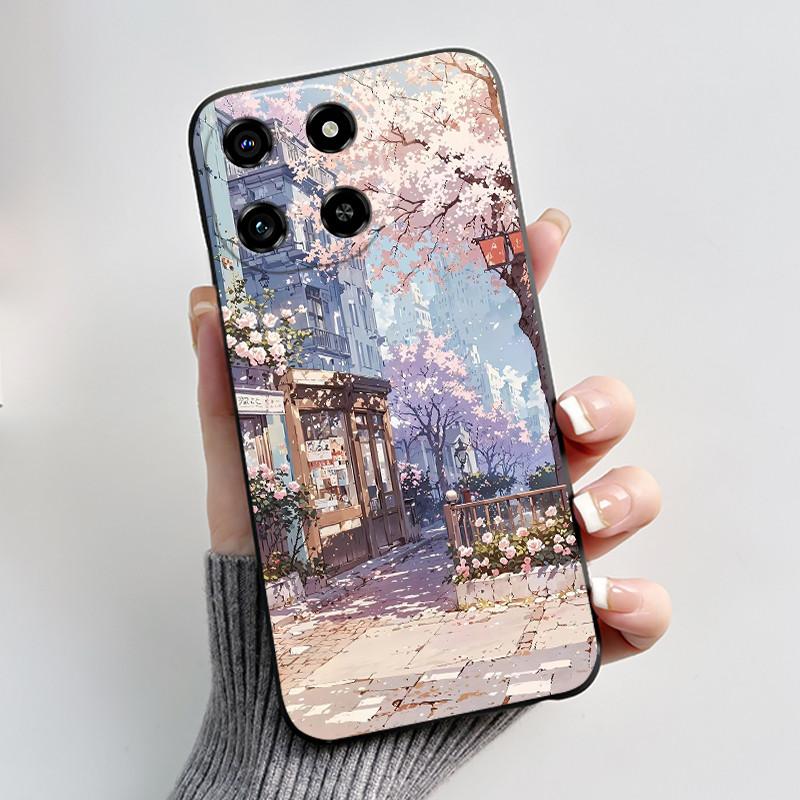 Casing For Blackview Color 6 Phone Case Luxury Cute Cool Boys Girls Black Matte Soft silicone Cover For Blackview Color6 Shell