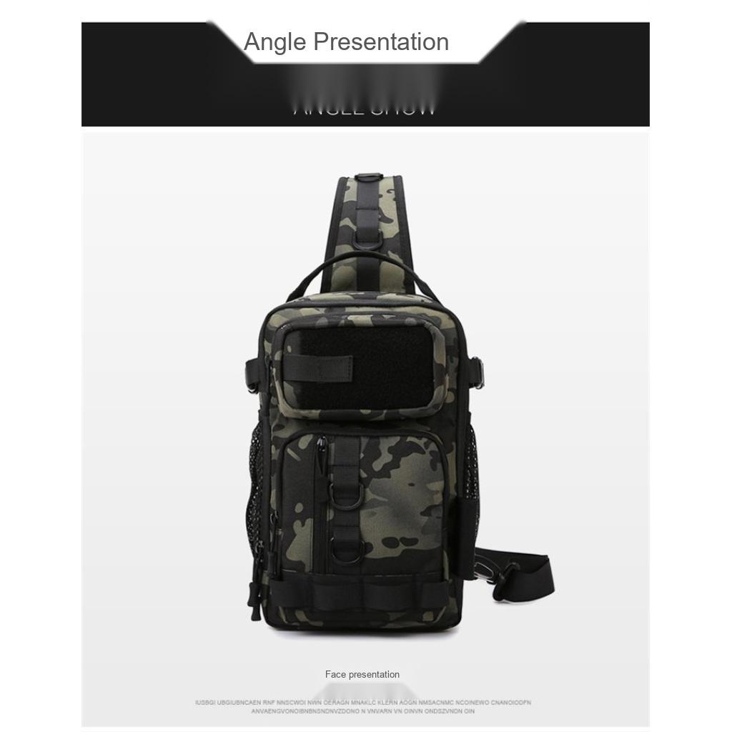 Crossbody Bag Unisex Oxford Multi Pocket Fishing Outdoor