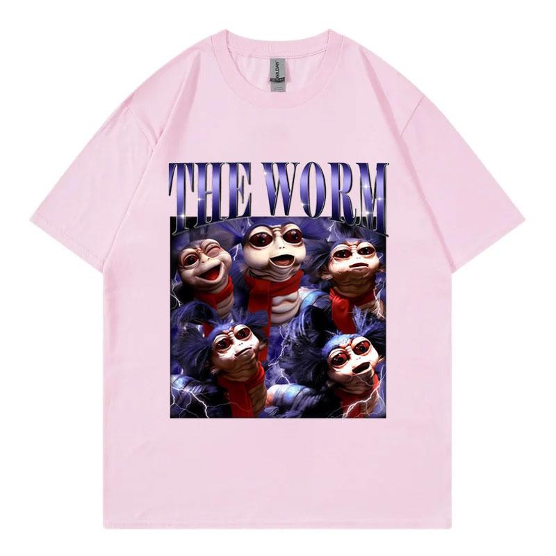 Marcus The Worm Zabawny Mem Koszulka Mężczyźni Kobiety Moda Vintage Krótki Rękaw Koszulki Letnie Casual Luźna Bawełniana Koszulka Streetwear