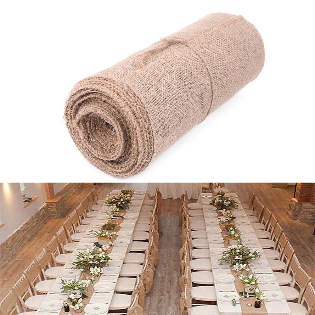 Buy Hessian Burlap Table Runner Natural Jute Table Cover Rustic Wedding ...