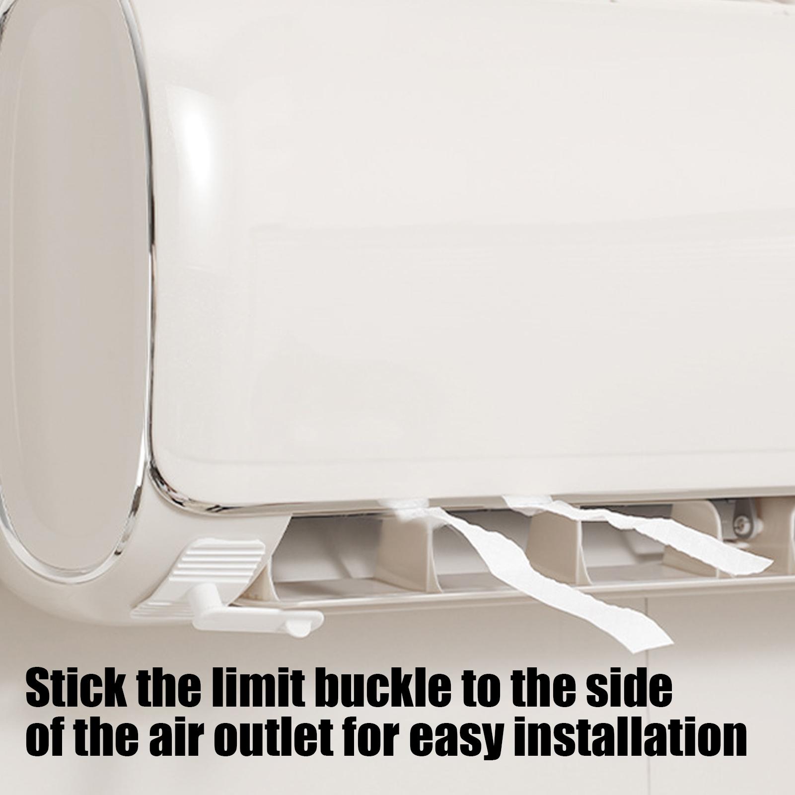 

Запчасти и аксессуары для кондиционеров 2 штуки Регулируемая направляющая пластина для кондиционирования воздуха Вращение Защита от прямого обдува Регулируемая CHINA