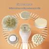 Wireless Long-Handle Electric Bath Brush with Digital Display - Waterproof Automatic Shower Scrubber