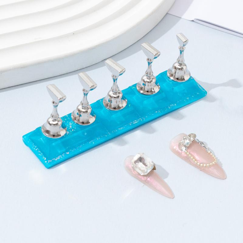 

1 набор прозрачная подставка для ногтей Аврора, магнитный держатель для накладных ногтей, дисплей для прессованных ногтей, подставка для ногтей, акриловые тренировки для ногтей, маникюр