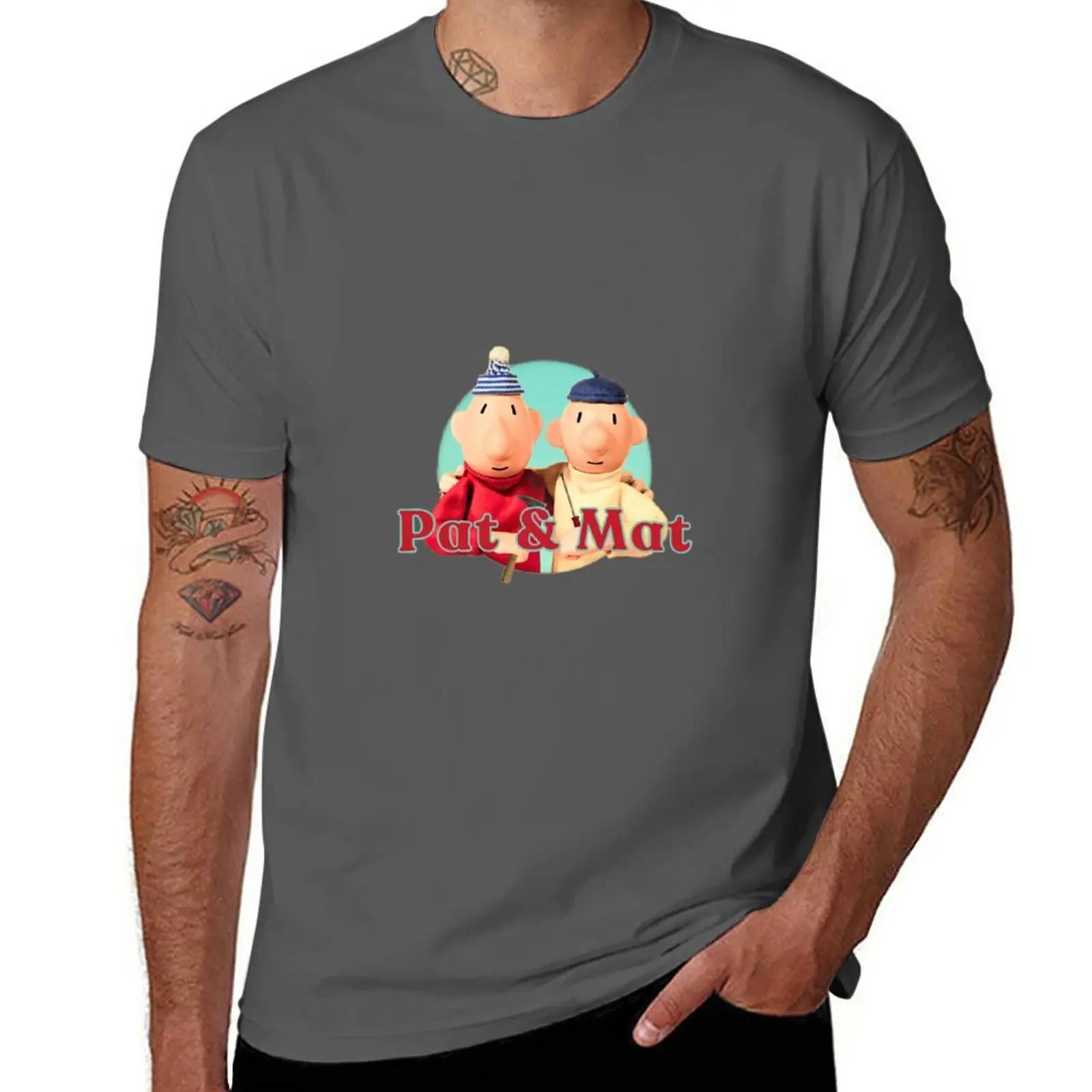 

New Pat and Mat T-Shirt Oversized T Shirt Graphics Graphic T Shirts Mens Graphic T-shirts Funny Streetwear 4XL