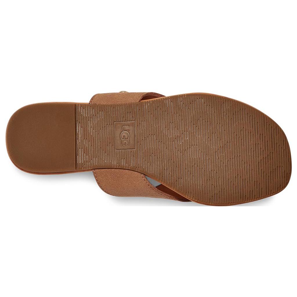 New UGG Carey Suede Flip Flops 1139051-CHE