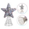 Christmas Tree Topper Decoration Romantic Unique Star Treetop Xmas Decor for Cafe