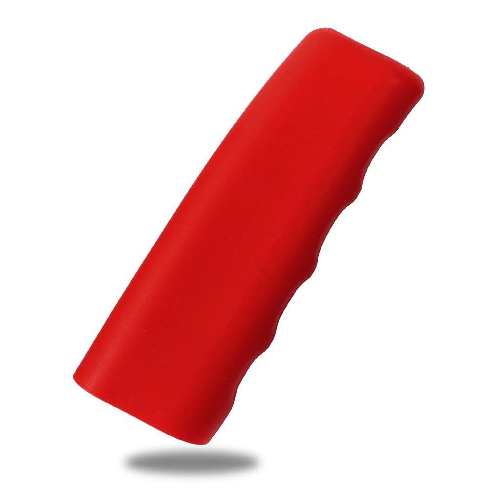 Hand Brake Set Universal Car Handbrake Sleeve Silicone Gel Cover Anti-Skid Auto Parking Brake Soft Silicone Handbrake Cover