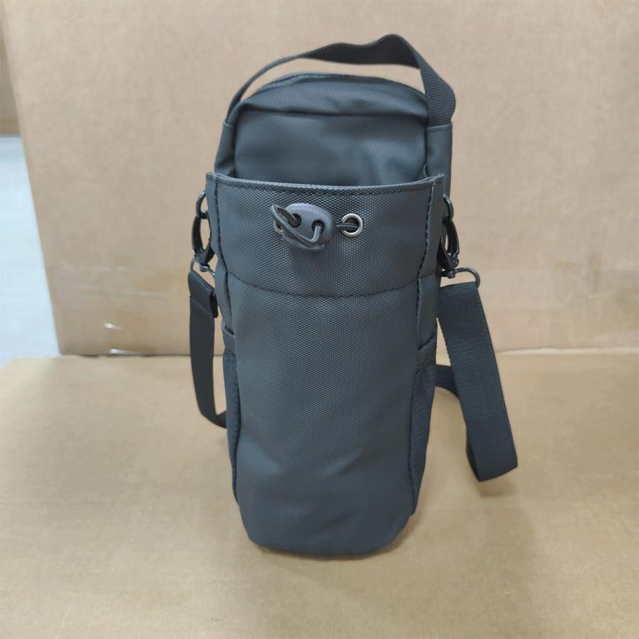 Strong Magnetic Fitness Water Bottle & Storage Crossbody Bag - Large Capacity for Gym Essentials
