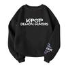 Children's Fashionable Lightweight Long-sleeved Round Neck Pullover With Pockets Printed Pullover