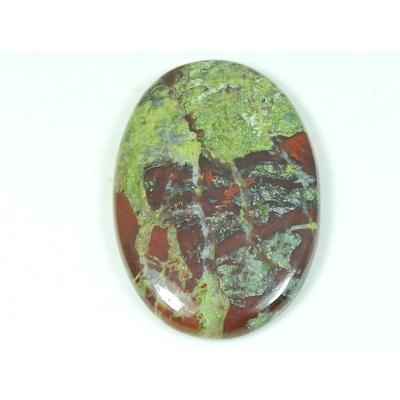 31X47X05 MM Natürlicher Drachenjaspis Ovale Form Cabochon Loser Edelstein 83 Karat. SY-476