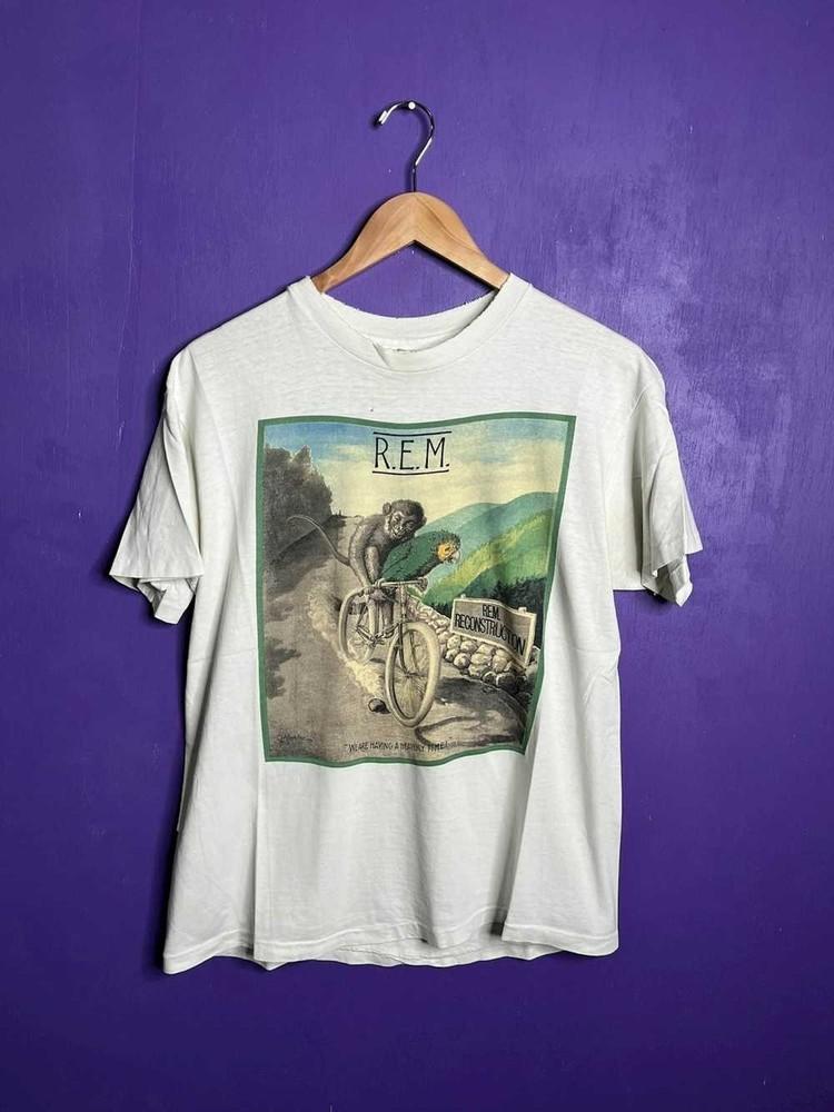 

Винтажная футболка R.e.m. Band Reconstructione Все размеры от S до 5XL SE228 БЕСПЛАТНАЯ ДОСТАВКА Унисекс XXXXL