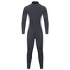 Mens Full Body Wetsuit With Back Zipper Chloroprene Neoprene Diving Suit Black Gray Scuba Snorkeling Swimming
