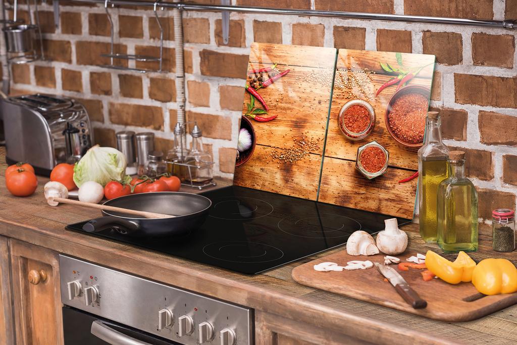 SZKLANA PŁYTA OCHRONNA DO KUCHNI 2x35x52 CHILLI
