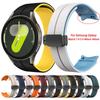 No Gaps Magnetic Silicone Strap For Samsung Galaxy Watch 7 FE 6 4 Active 2 40mm 44mm 4 6 Classic Band Watch 5 Pro 45mm Bracelets