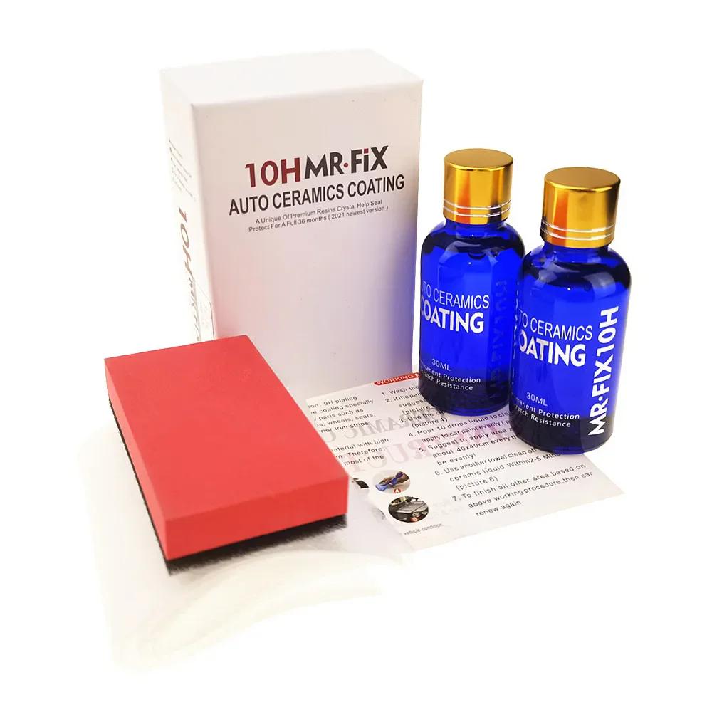 2Pcs 30ml 10H Anti-Scratch Auto Ceramic Glass Coat Liquid Hydrophobic Paint Care Polish Super Detailing Coating For Car Styling